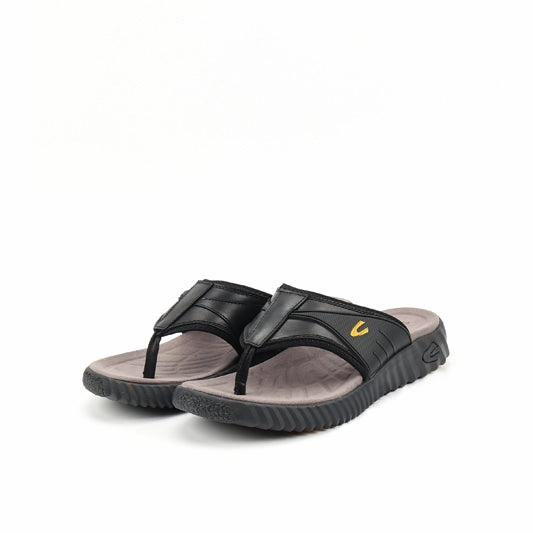 camel active Leather Sandals Men Black FRED-892503-XC1SV-1 Keene Sandals