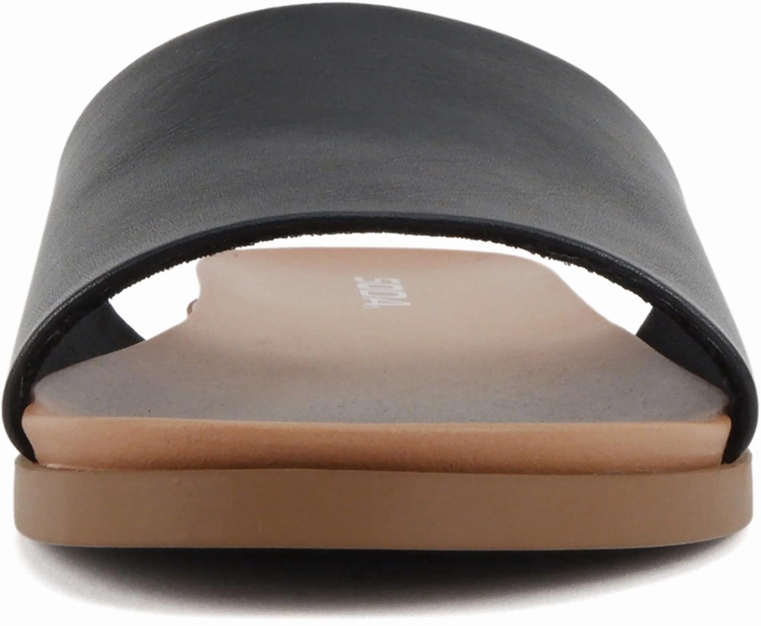 Board-S Black PU Soda Back Flip Flops