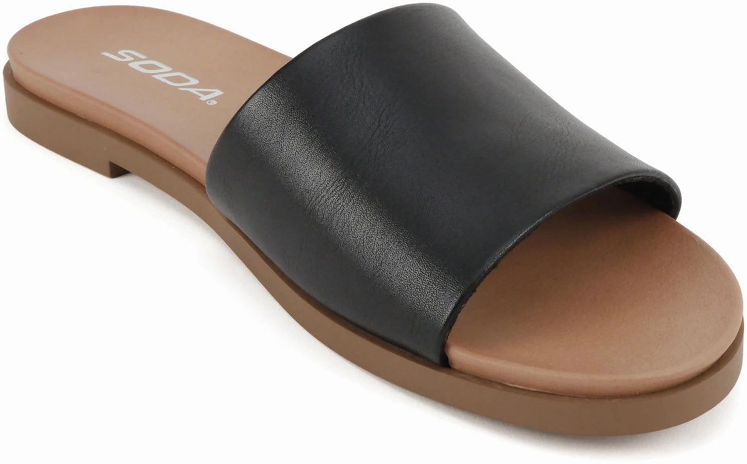 Famous Flip Flops Board-S Black PU Soda