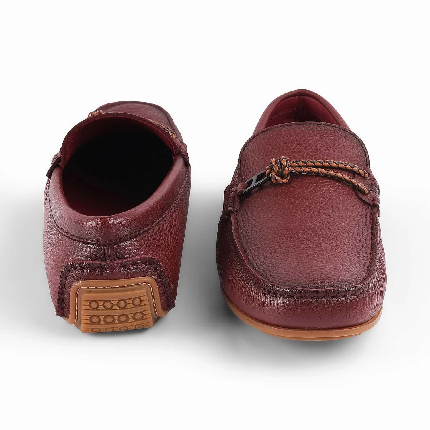 Llbean Loafers Tresmode Bristo Wine Men's Leather Driving Loafers