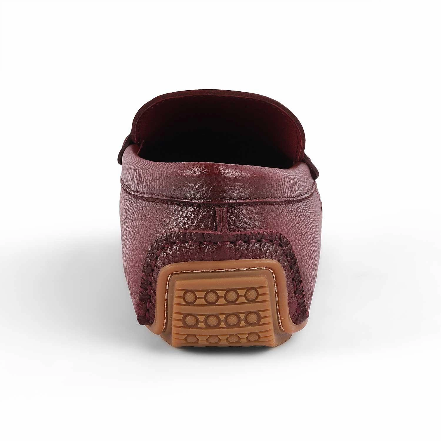 Boot Loafers Tresmode Bristo Wine Men's Leather Driving Loafers