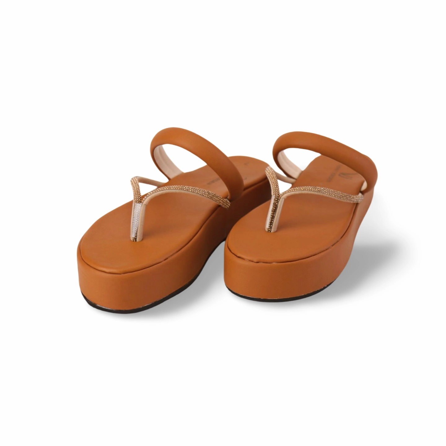 Prom Flip Flops Flip Flops for Women - Rhinestone Strap Wedge Flip Flops Sandals  - Summer Shoes