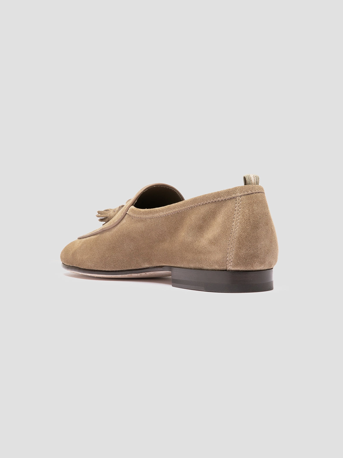 Most Expensive Loafers OLIVER 003 - Taupe Suede Tassel Loafers