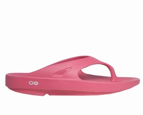 OOFOS FLIP FLOPS  OOLALA IN FUCHSIA Hari Flip Flops