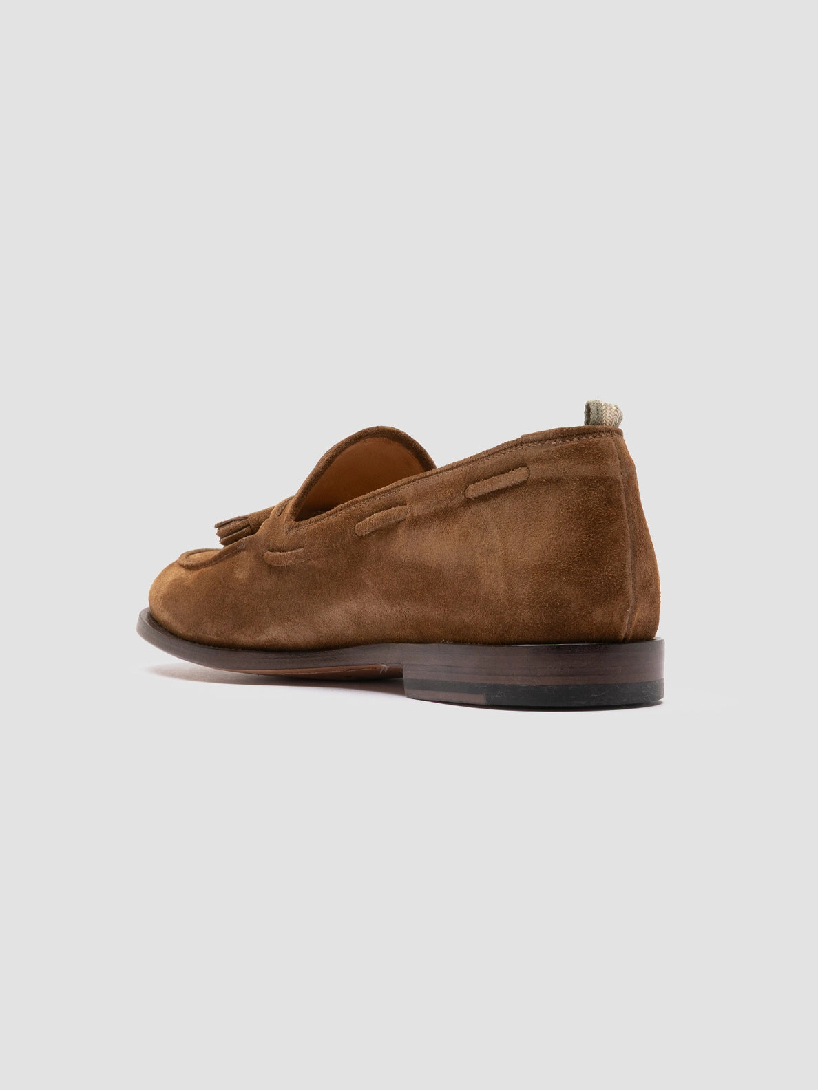 Lined Vs Unlined Loafers OPERA 002 - Brown Suede Tassel Loafers