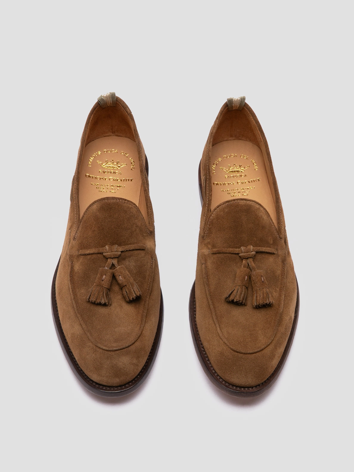 OPERA 002 - Brown Suede Tassel Loafers Suede Loafers Sale
