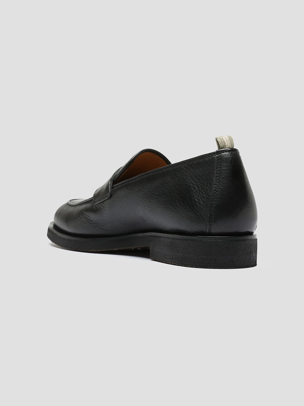 OPERA FLEXI 101 - Black Leather Penny Loafers Made Loafers