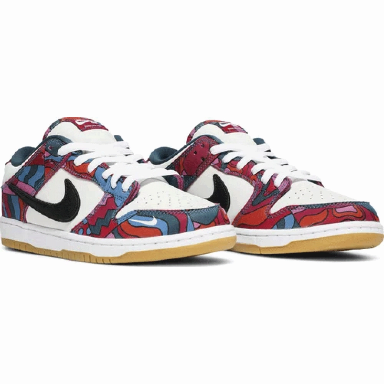 Parra x Dunk Low Pro SB 'Abstract Art' Djokovic Asics Shoes 2019