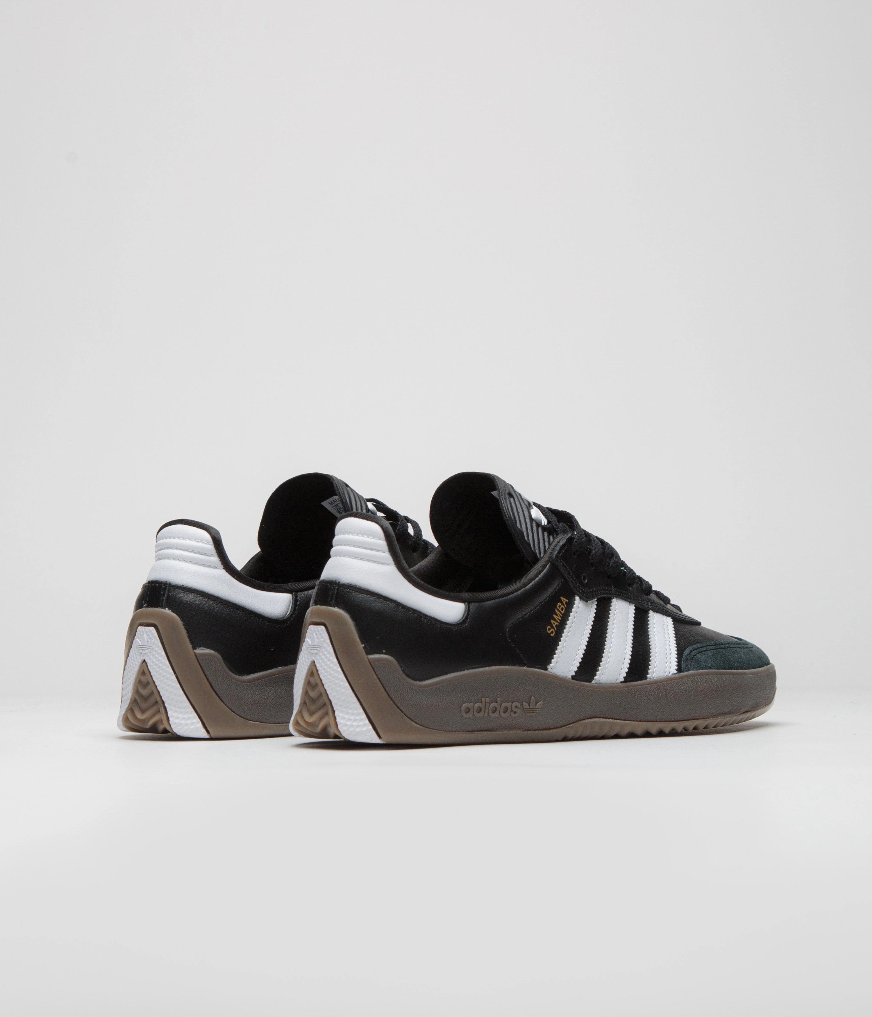 Olive Green Adidas Shoes Adidas Puig Samba Shoes - Core Black / FTWR White / Gum