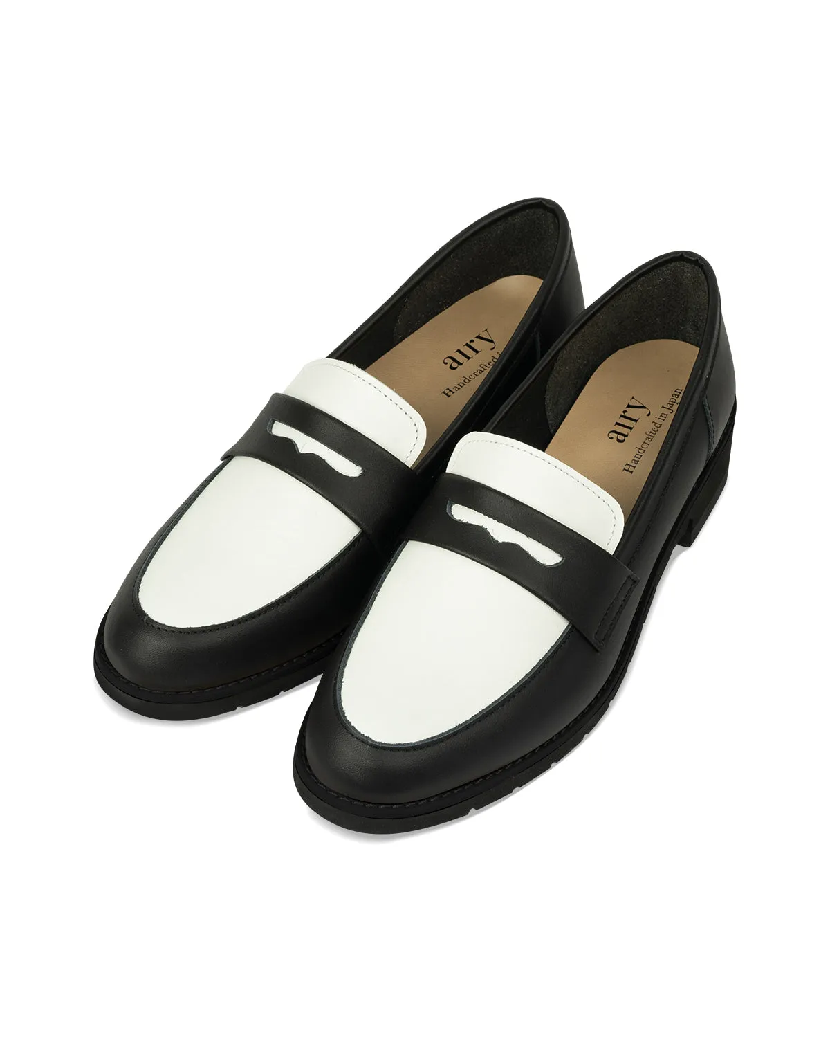 Circus Loafers Penny Loafers - Black n White