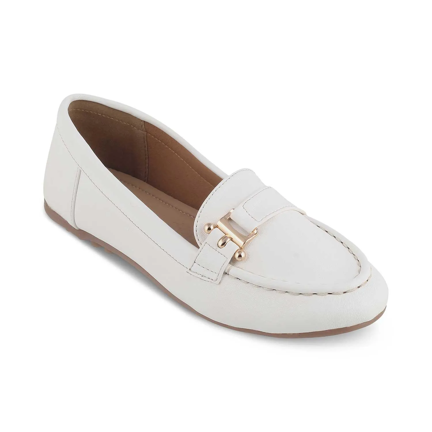 Slip On Dress Loafers The Lativa White Women's Dress Loafers Tresmode