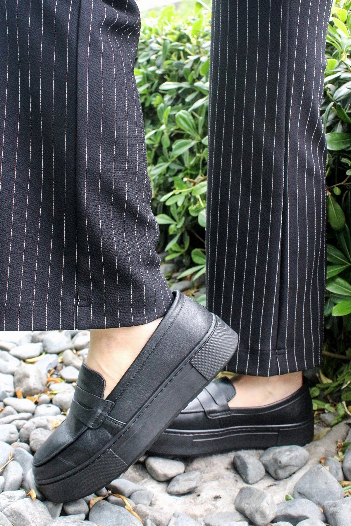 Light Weight Casual Shoes FST Genuine Leather Women's Casual Shoes 881ZA3015 Black - Mafra