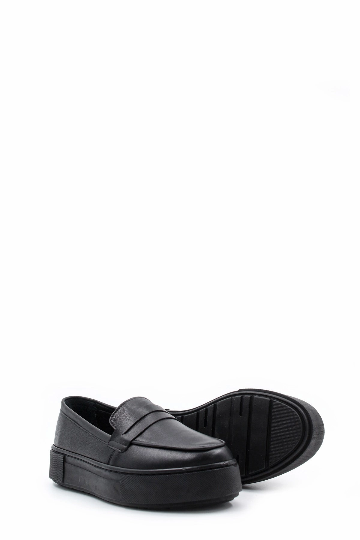 Dept Casual Shoes FST Genuine Leather Women's Casual Shoes 881ZA3015 Black - Mafra