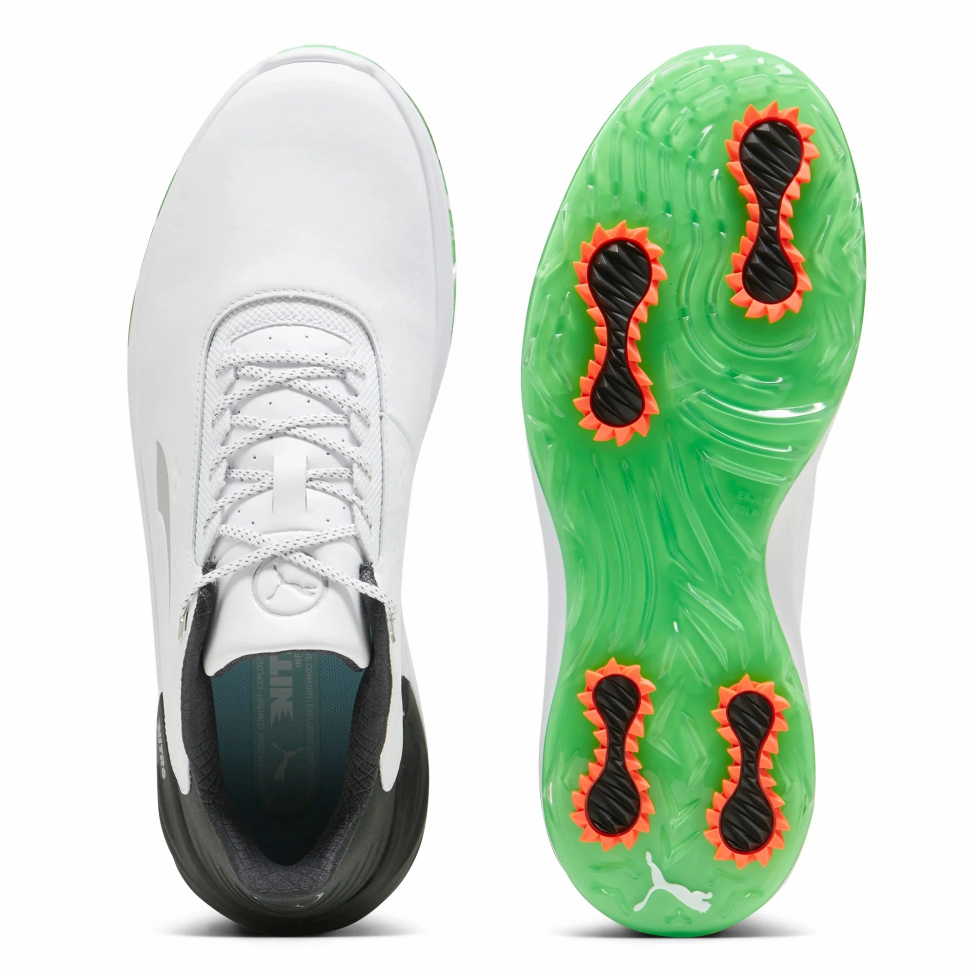 2024 Puma Phantomcat Nitro Golf Shoe - White/Black Lamelo Ball Puma Basketball Shoes