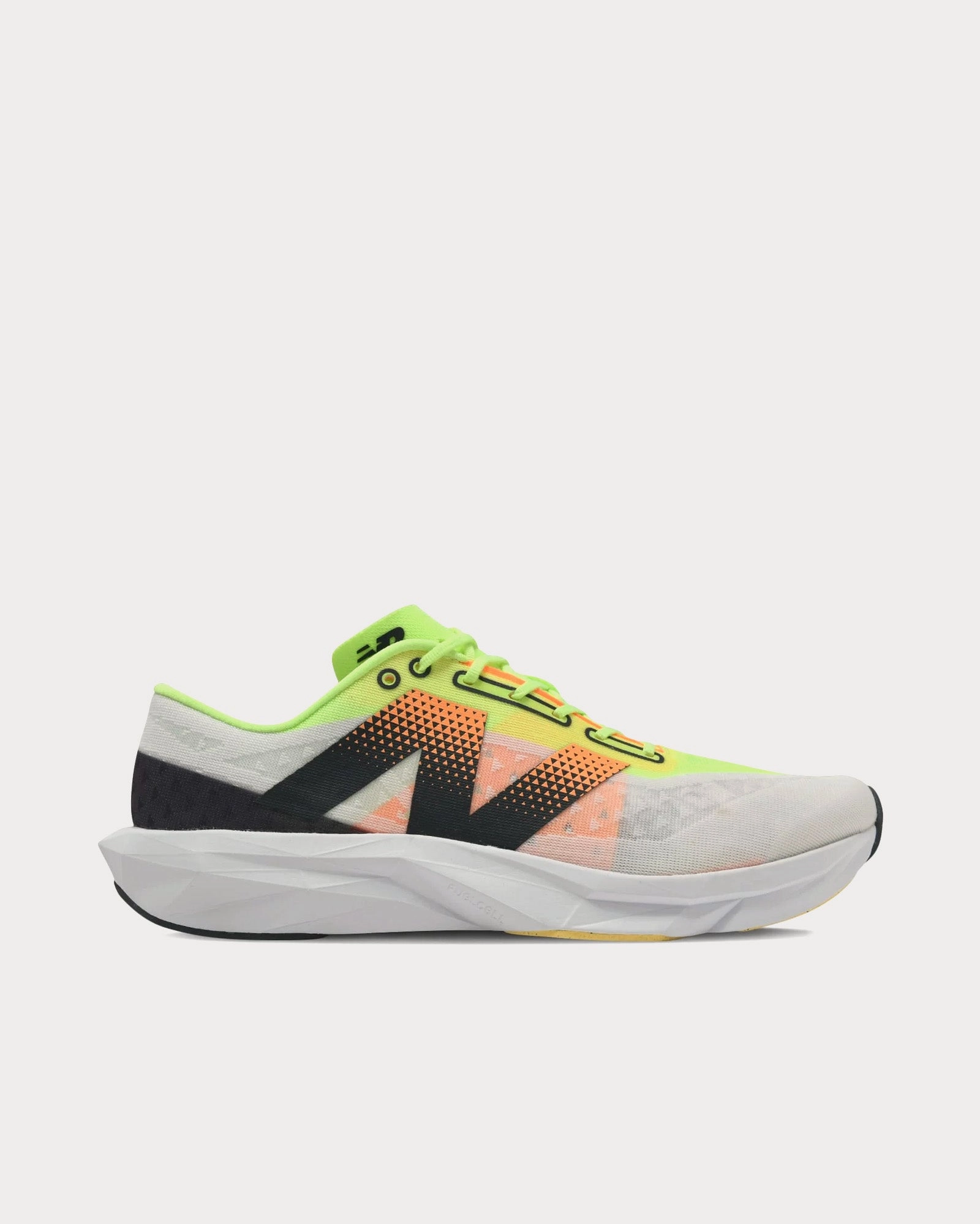 FuelCell Pvlse v1 BM White / Bleached Lime Glo / Hot Mango Running Shoes New Balance Fresh Foam Ct Rally