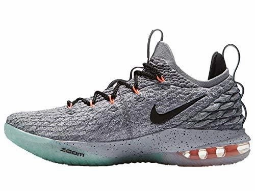 Lightest Asics Tennis Shoe Nike Lebron 15 Low - Men's Lebron James Nylon Basketball Shoes 10.5 D(M) US Grey