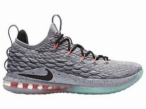 Asic Shoes For Nurses Nike Lebron 15 Low - Men's Lebron James Nylon Basketball Shoes 10.5 D(M) US Grey