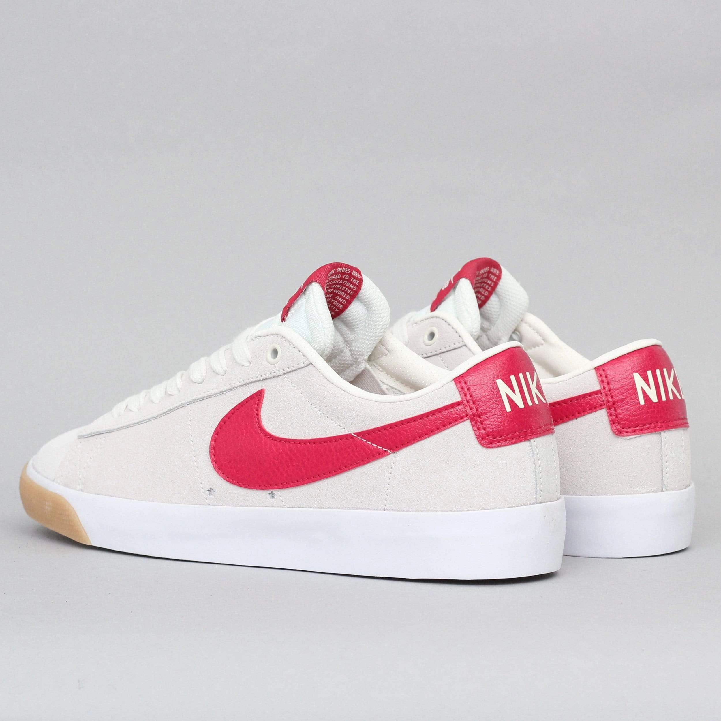 Asics Gel-dedicate 8 Tennis Shoes Review Nike SB Blazer Low GT Shoes Sail / Cardinal Red - White