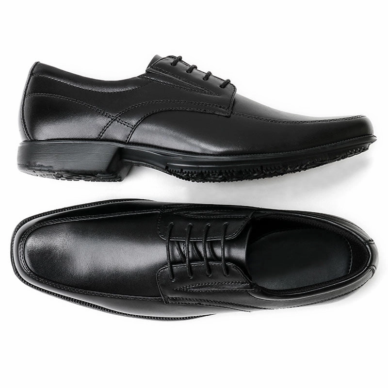 With Loafers Men's square toe lace-up oxfords Formal dress shoes business workwear shoes