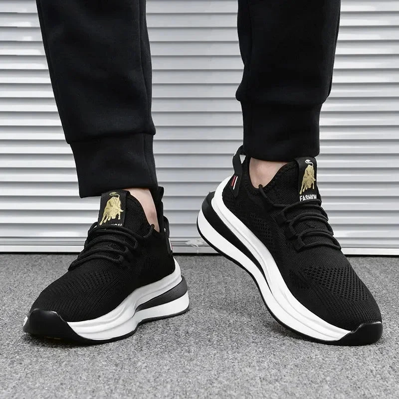 2024 Men's Sports and Casual Shoes Summer Fashion New Shoes Round Toe Black Spring Men's Shoes Cheap Casual Dress Shoes