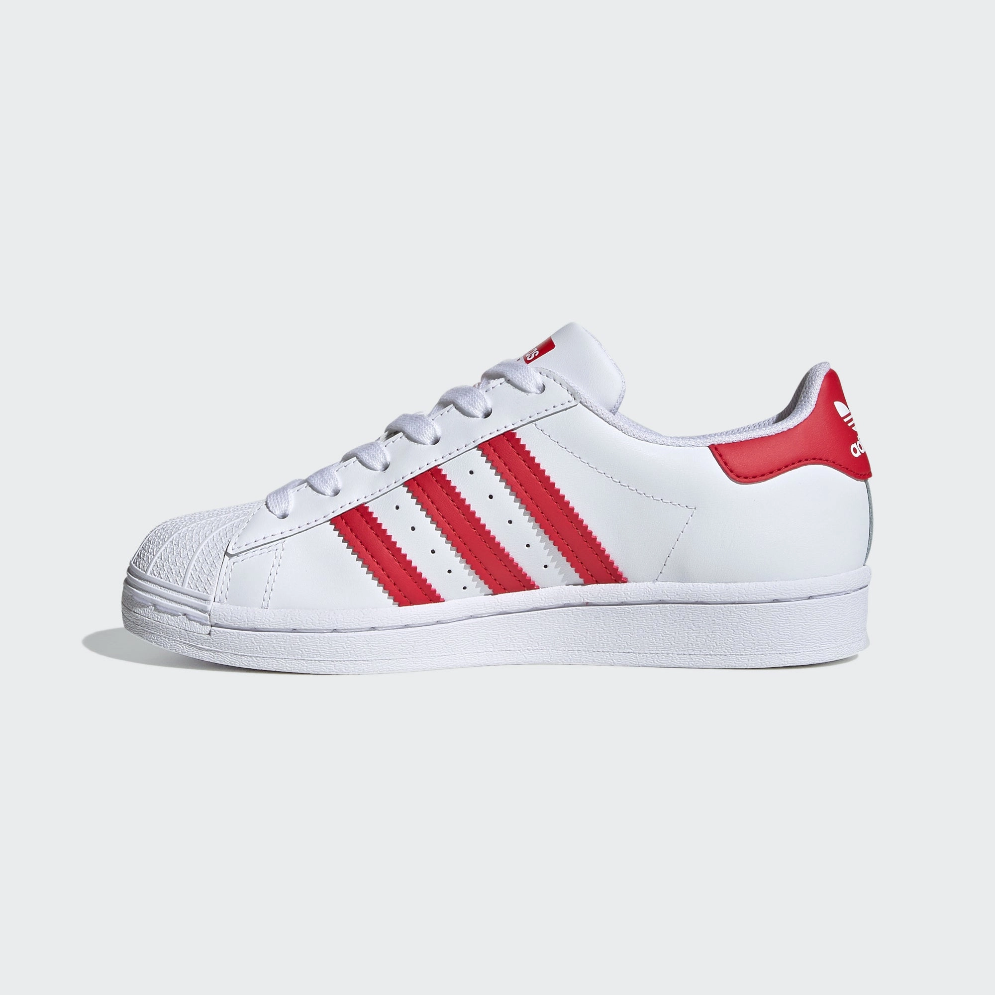 Adidas Shoes Calabasas Kids' adidas Originals Superstar Shoes White Scarlet