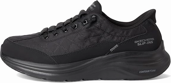 Skechers Men's Contour Foam Cozy Fit Hands Free Slip-in Sneaker Nba Players Sneakers
