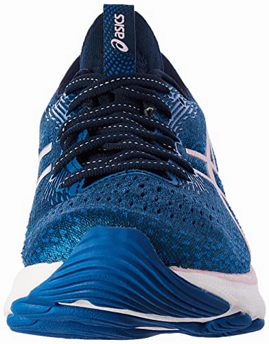 Asics Lite Shoes ASICS Women's 1012B201 Gel-nimbus 24 Trainers, French Blue Barely Rose, 4 UK