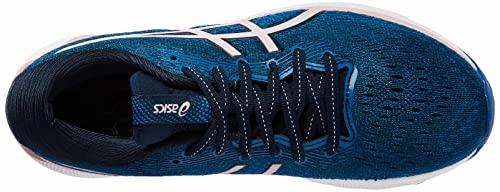 Asics Comfy Shoes ASICS Women's 1012B201 Gel-nimbus 24 Trainers, French Blue Barely Rose, 4 UK