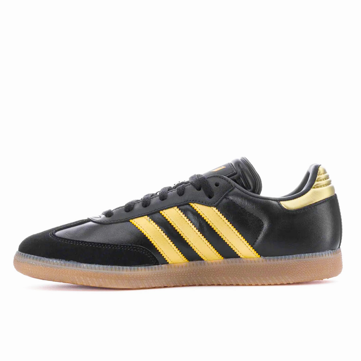 adidas Samba Messi Indoor Soccer Shoes (Black/Gold/Gum) Fortnite X Adidas Shoes