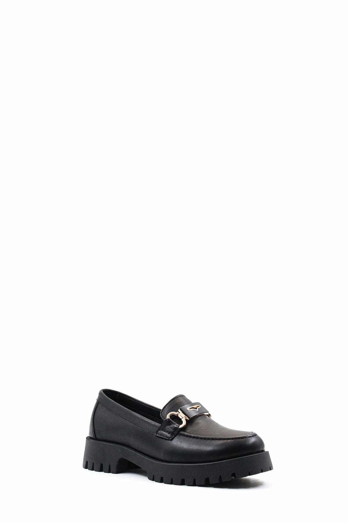 Best Casual Slip-on Shoes FST Genuine Leather Women's Casual Shoes 581ZA2855 Black - Vicenza