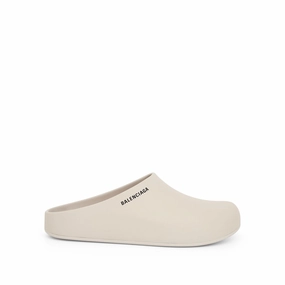 Toddler Sandals With Straps Mule Slide in Nacre