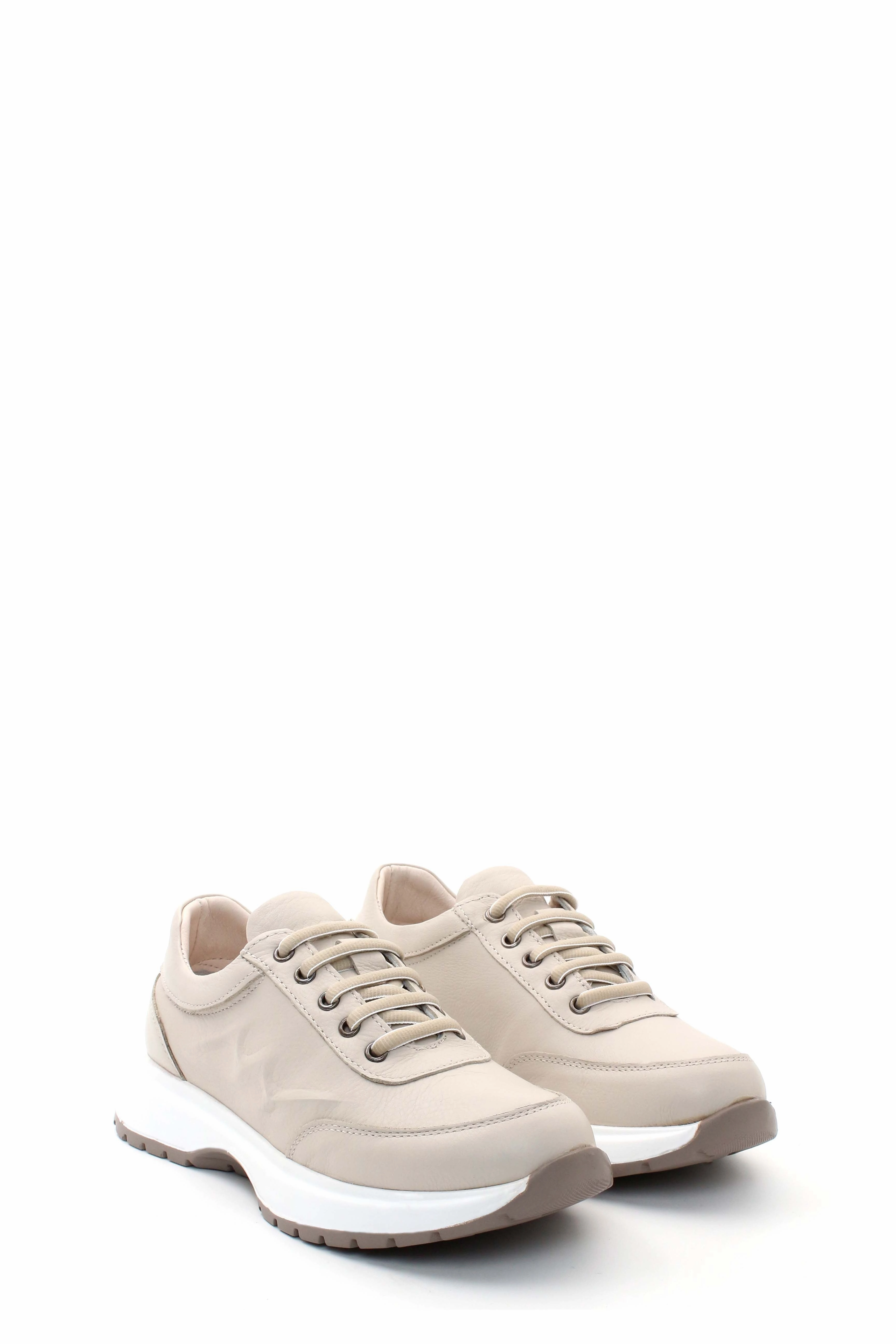 Originals Forum Mid Casual Shoes FST Genuine Leather Women's Casual Shoes 583ZA2486 Beige - Sint-Truiden