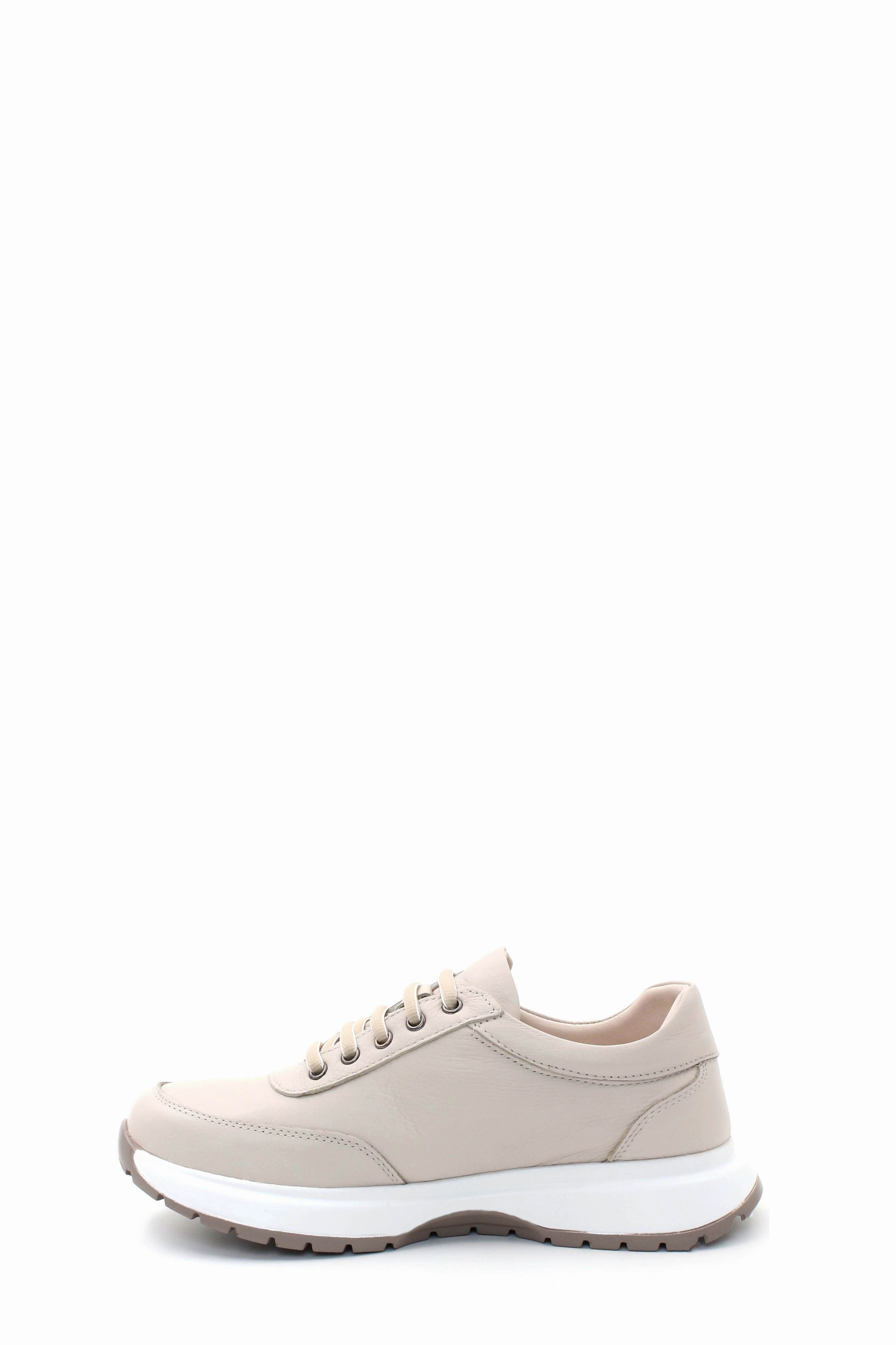 FST Genuine Leather Women's Casual Shoes 583ZA2486 Beige - Sint-Truiden Slip On Shoes Casual