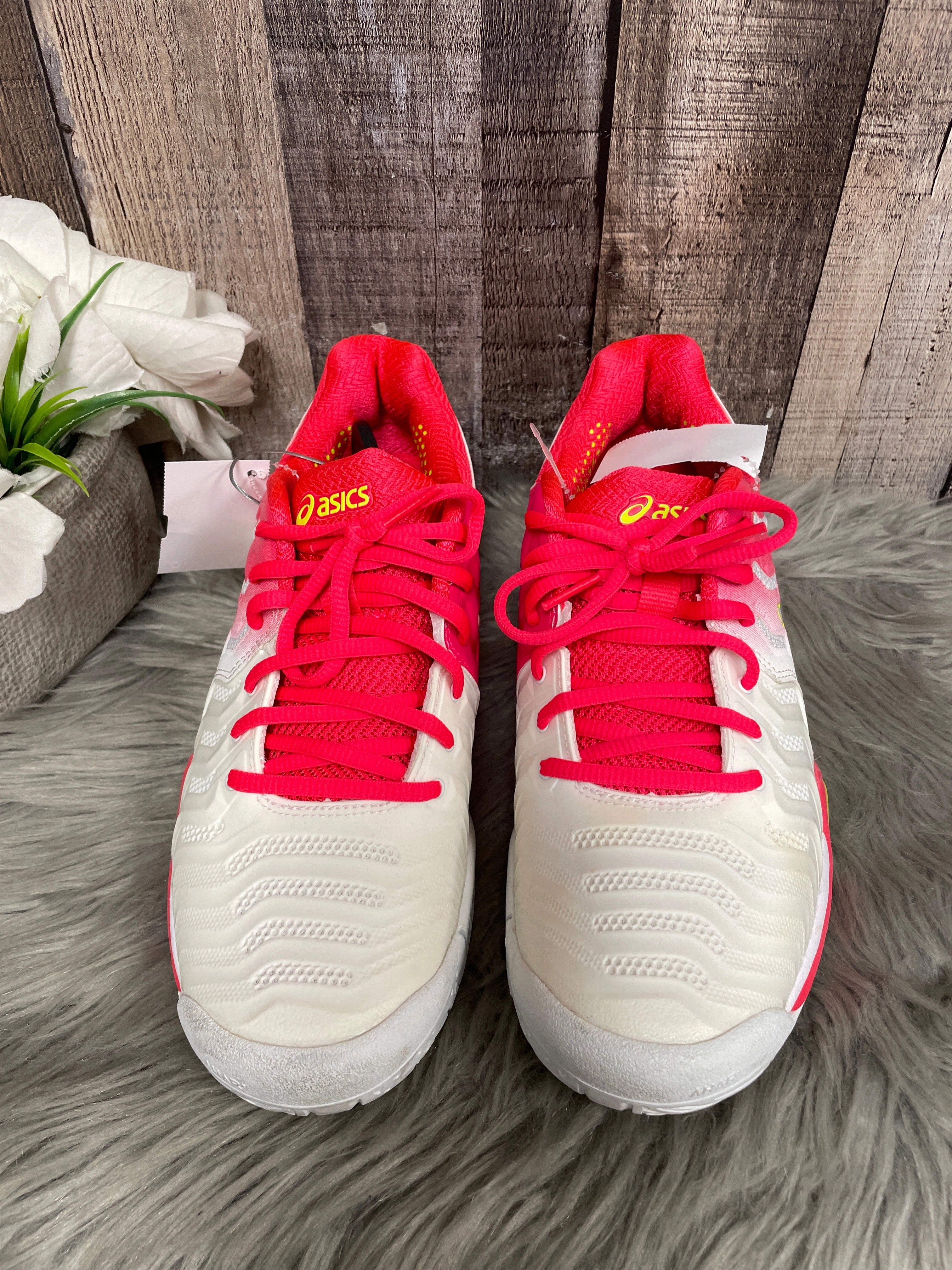 Asics Shoe Gel 1130 Shoes Athletic By Asics In Red & White, Size: 8