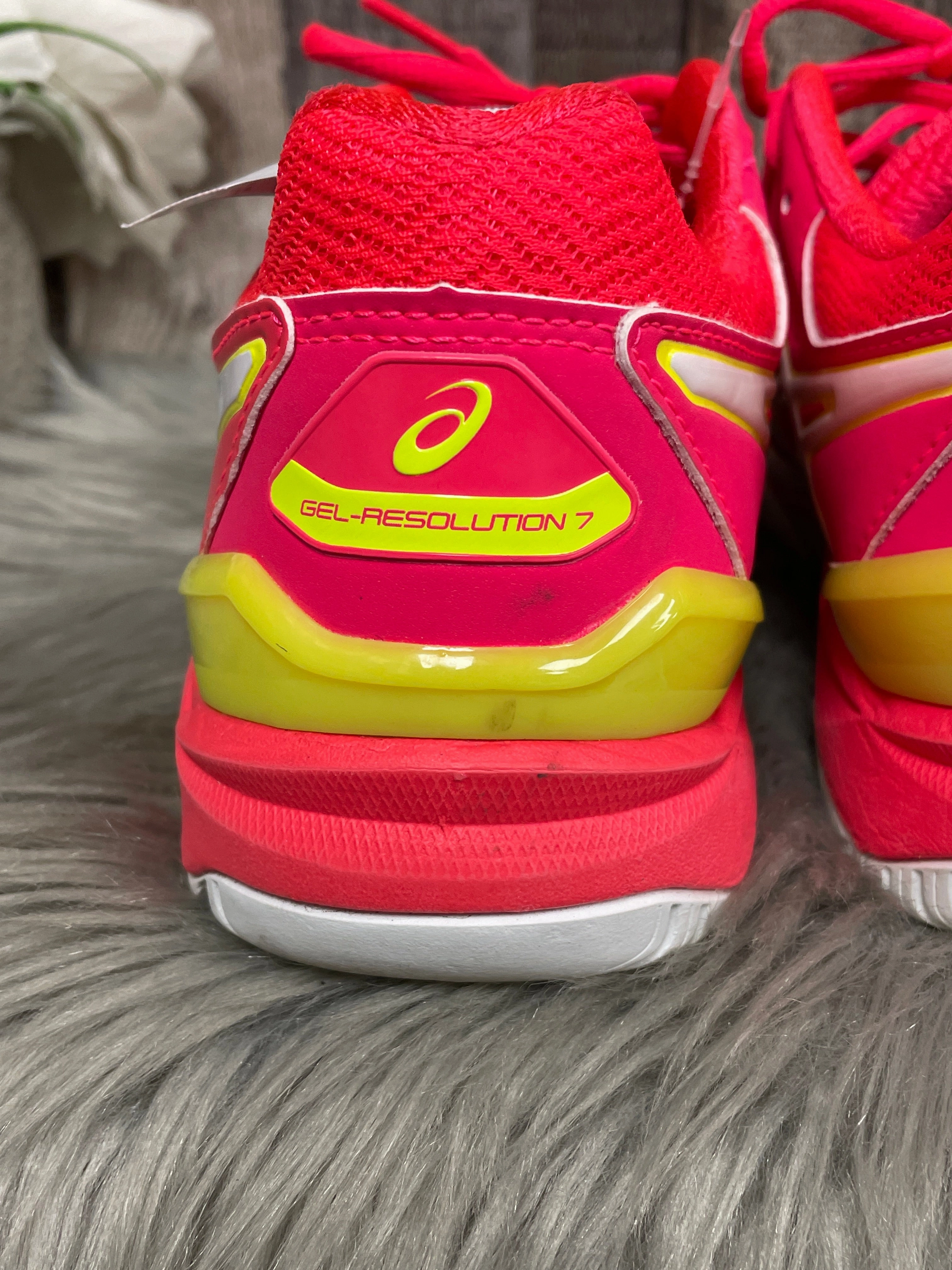 Tiger Asics Wrestling Shoes Shoes Athletic By Asics In Red & White, Size: 8