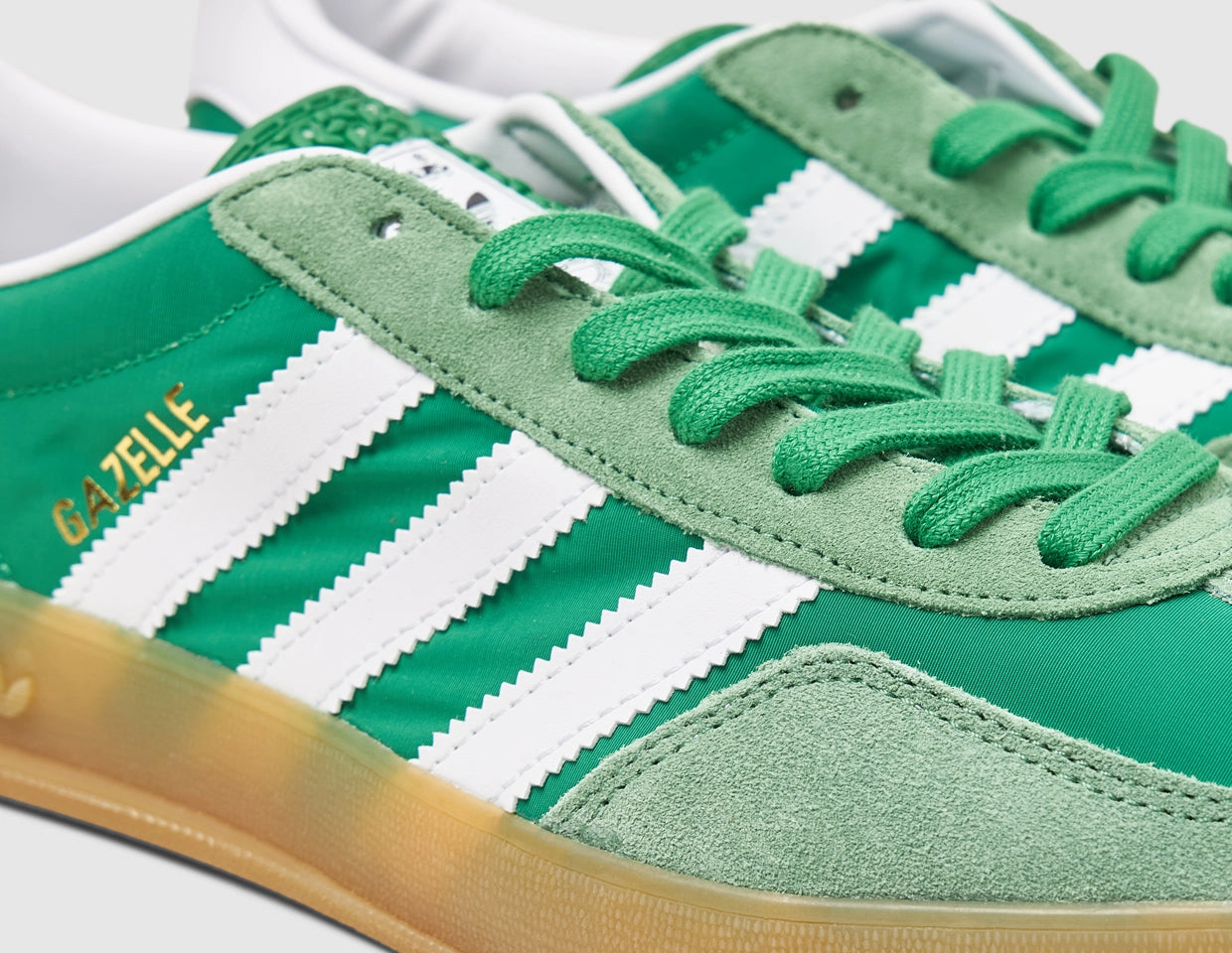 Adidas Shoes Table Tennis adidas Originals Gazelle Indoor Green / Fwtr White - Hazy Green