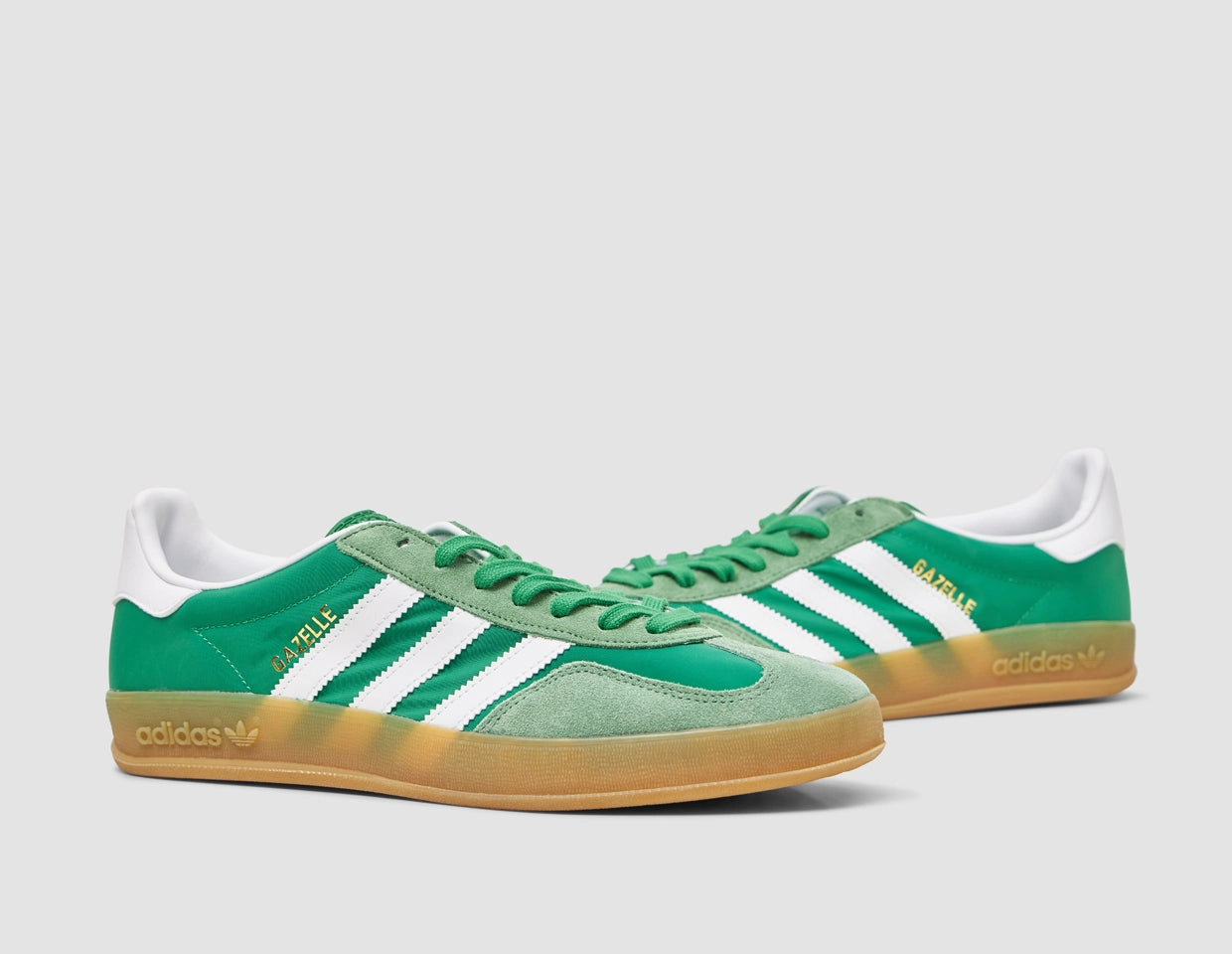 Adidas Cloud Foam Tennis Shoes adidas Originals Gazelle Indoor Green / Fwtr White - Hazy Green