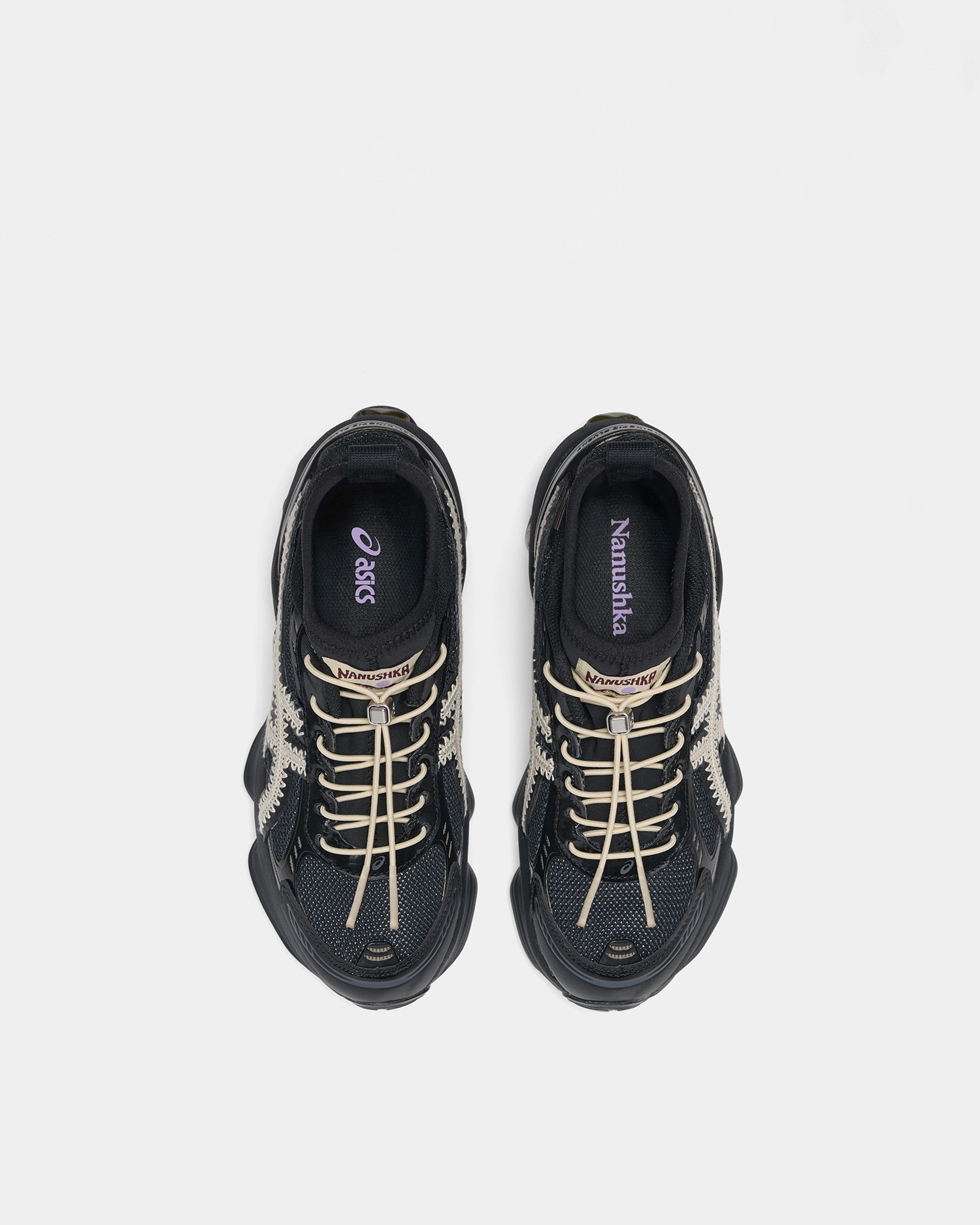 Asics Gel Course Glide Spikeless Golf Shoes Nanushka x ASICS GEL-KINETIC FLUENT Sneaker - Black Mesh