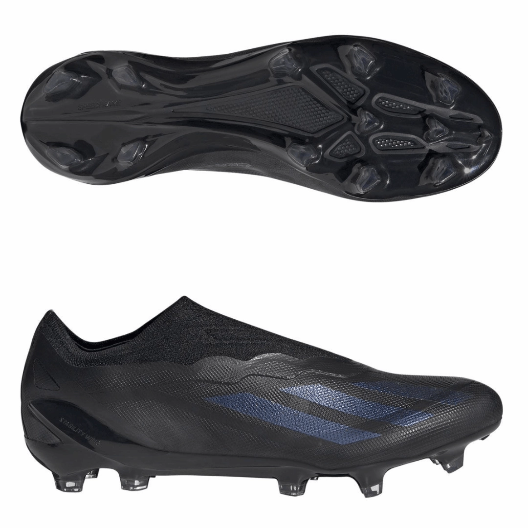 Adidas - X Crazyfast.1 LL FG Soccer Cleats -  Black Adidas Shoes Racer