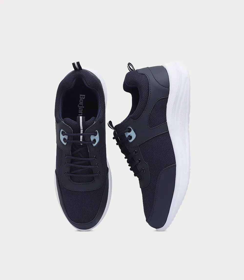 BM6786-NAVY-Men Sneakers Washing Sneakers In Washing Machine