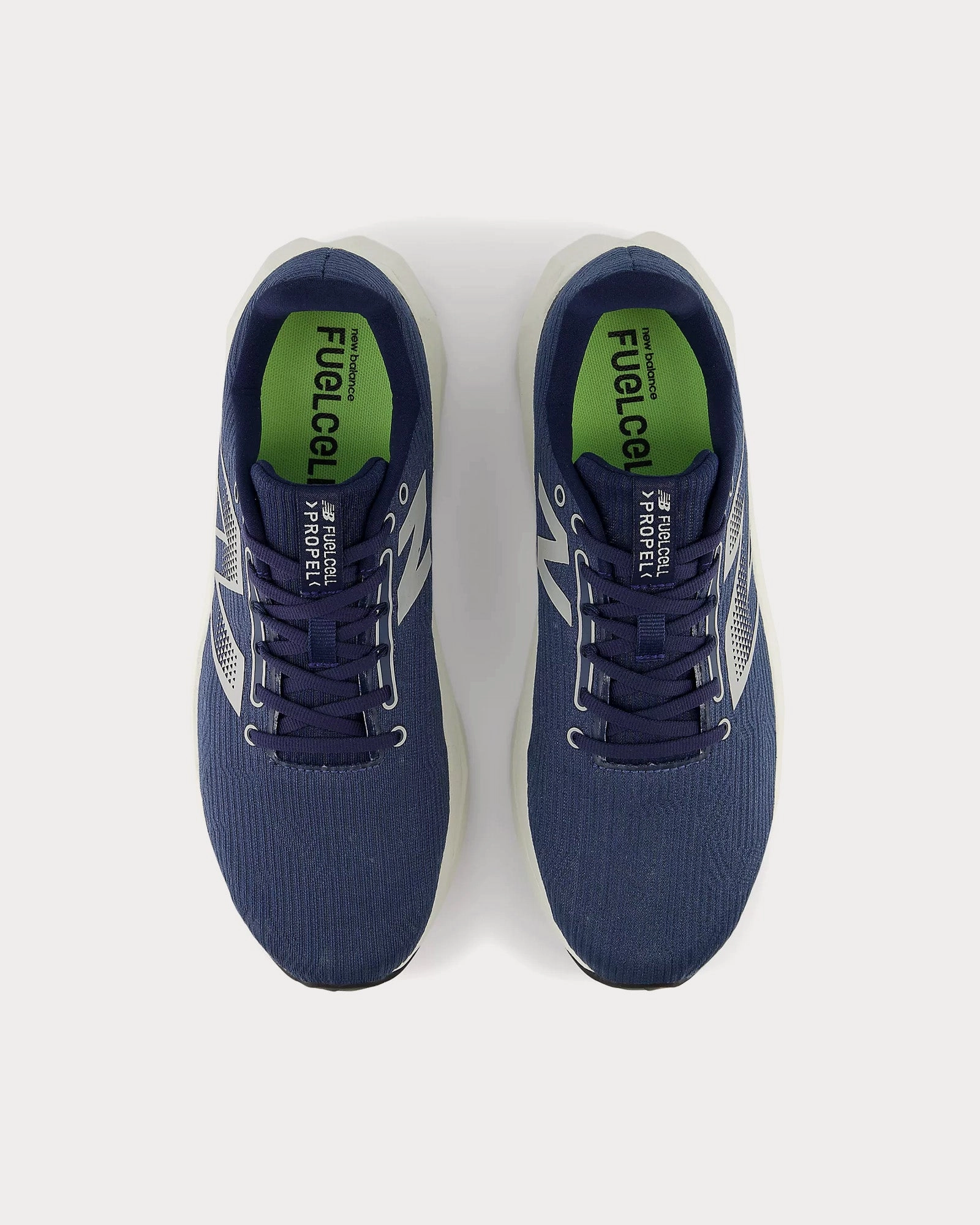 New Balance Tennis Shoes Womens FuelCell Propel v5 NB Navy / Light Arctic Grey / White Running Shoes