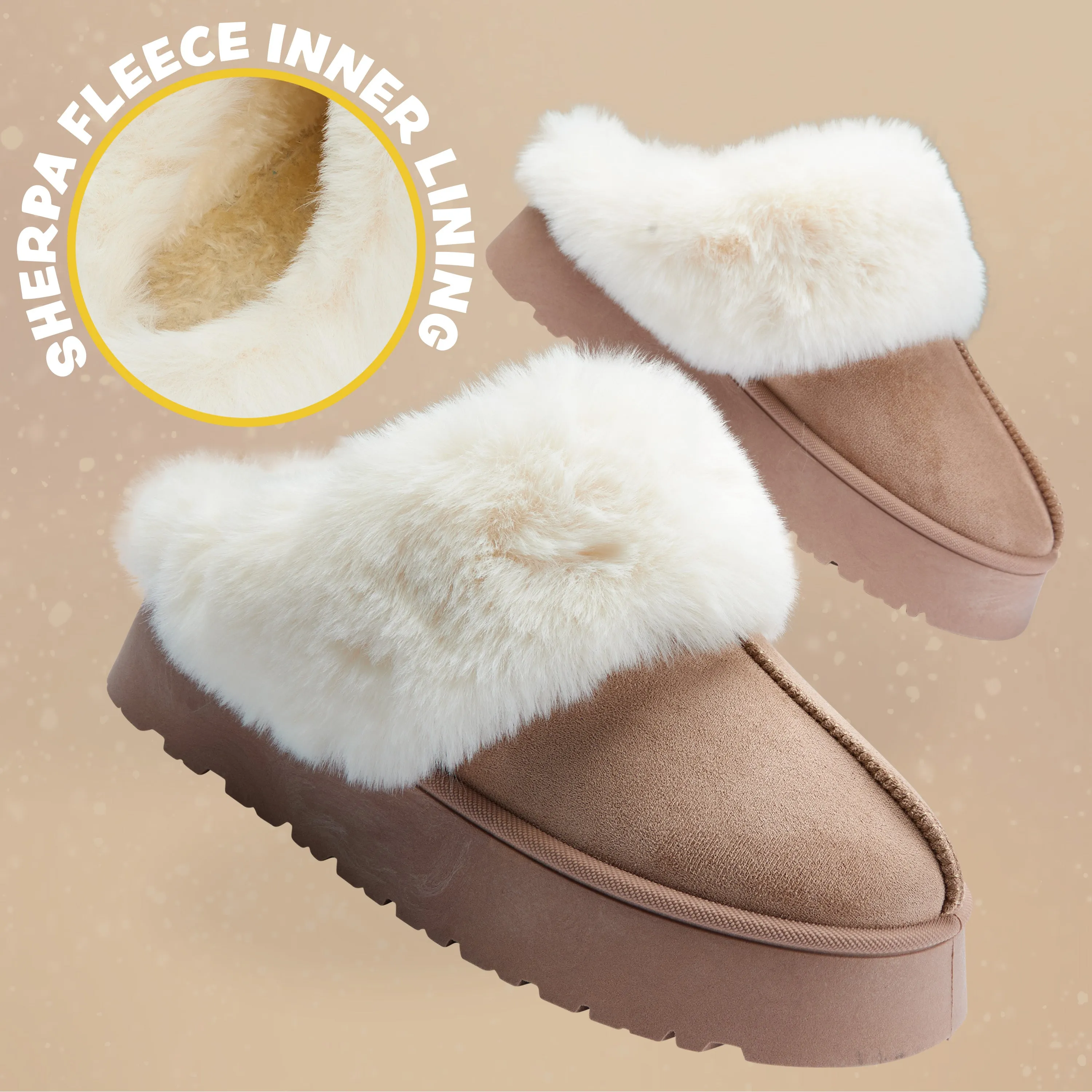 Slippers Work CityComfort Sherpa Lined Slippers,Slip-On House Shoes with Non Slip Sole - Gifts For Her