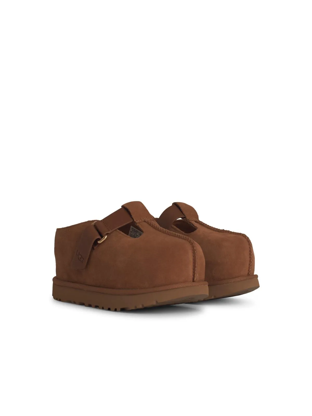 806 'Goldenstar' Brown Suede Slippers Indoor Outdoor Slippers With Arch Support