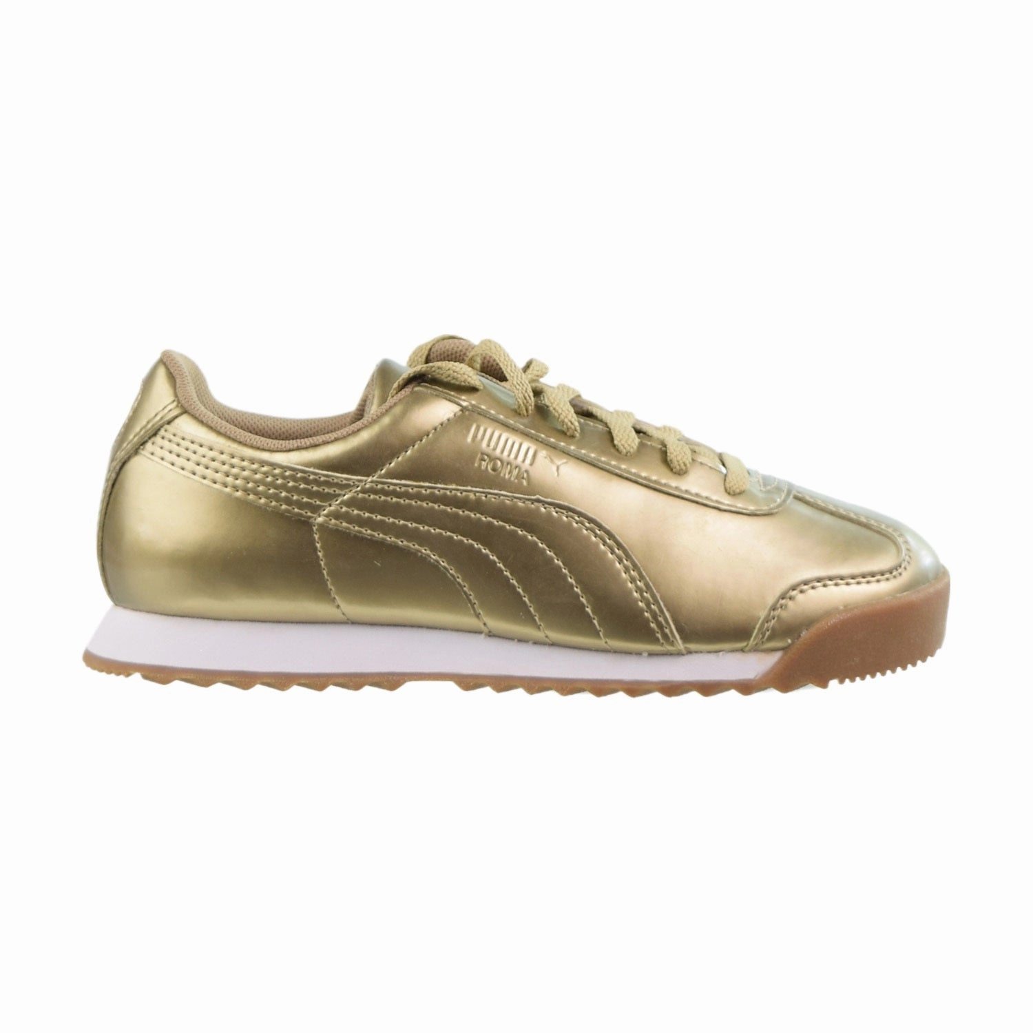 Asics Shoes For Padel Puma Roma Pnt Little Kids' Shoes Metallic Gold-White