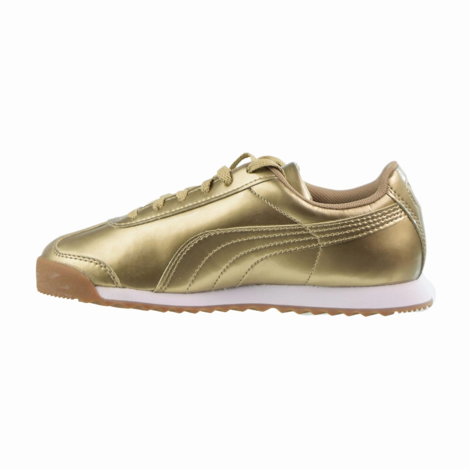 Puma Roma Pnt Little Kids' Shoes Metallic Gold-White Asics Shoes Tucson