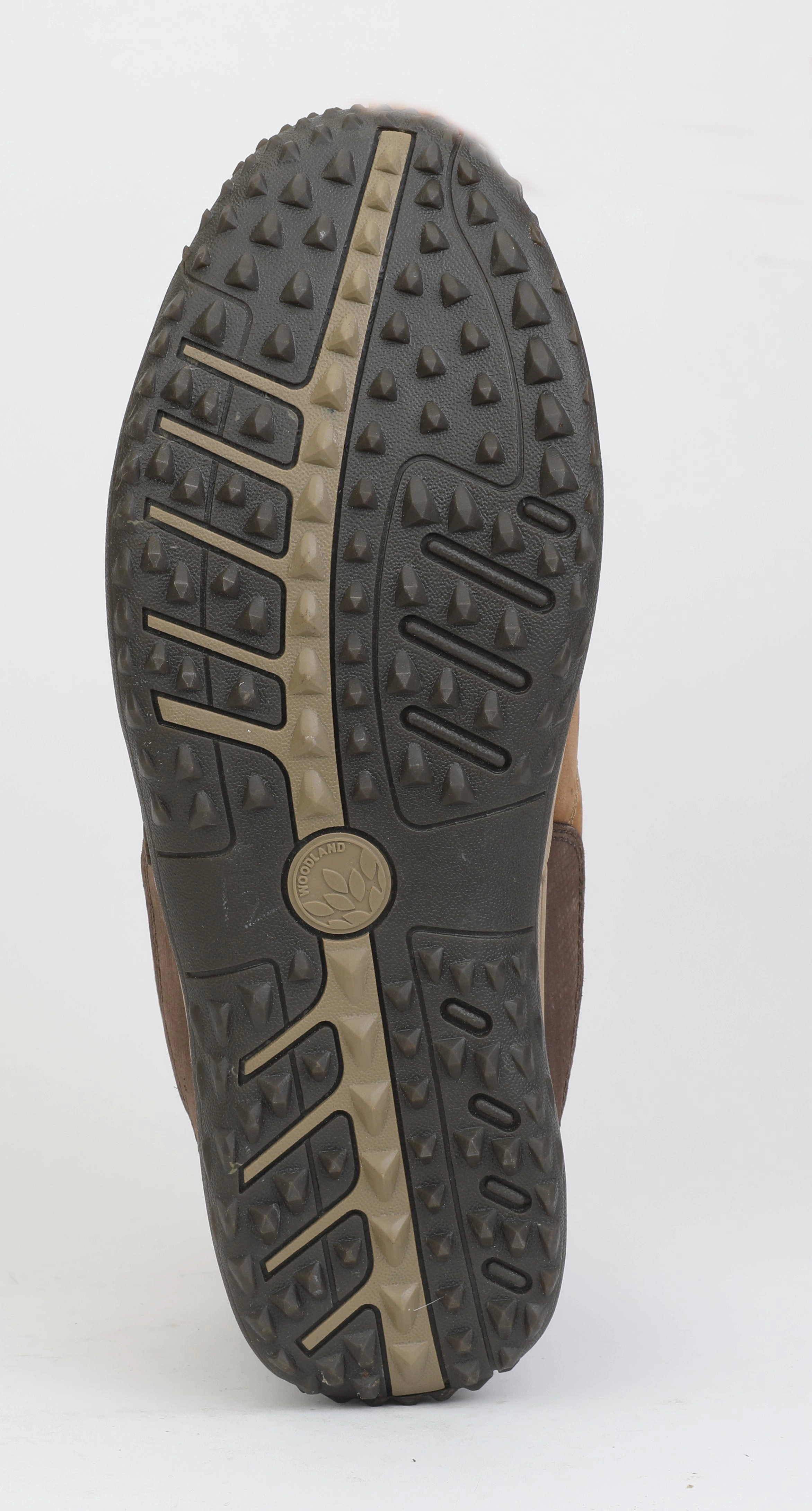 Original Woodland Men's Leather Shoes & Sneakers (#2981118_Camel) Casual Wide Shoe