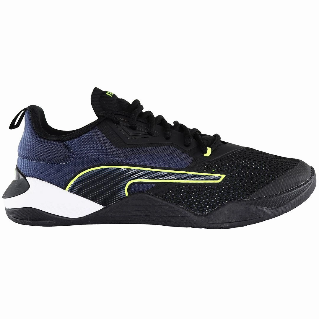 Puma Fuse 2.0 Mens Black Trainers Puma Shoes Ribbon