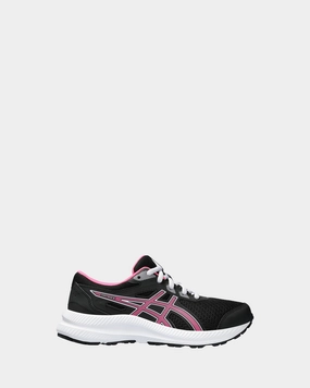 Contend 8 Grade School Black/Hot Pink Asics Ping Pong Shoes
