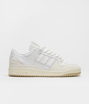 Adidas Forum 84 Low ADV Shoes - Chalk White / White / Cloud White Adidas Designer Shoes