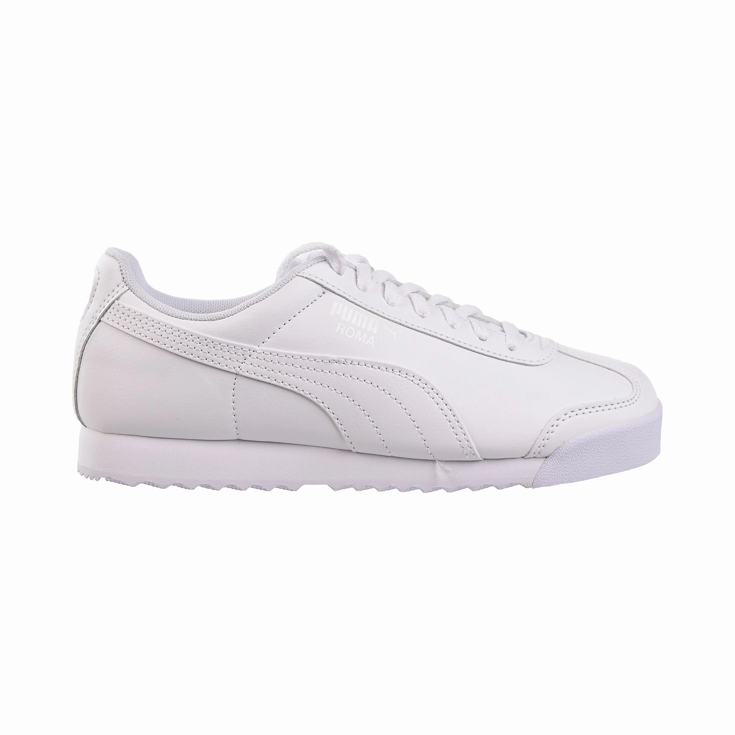 Puma Zenvo Shoes Puma Roma Basic JR Big Kids Shoes White/Light Gray
